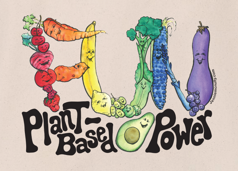 Plant Based Power Tote Bag